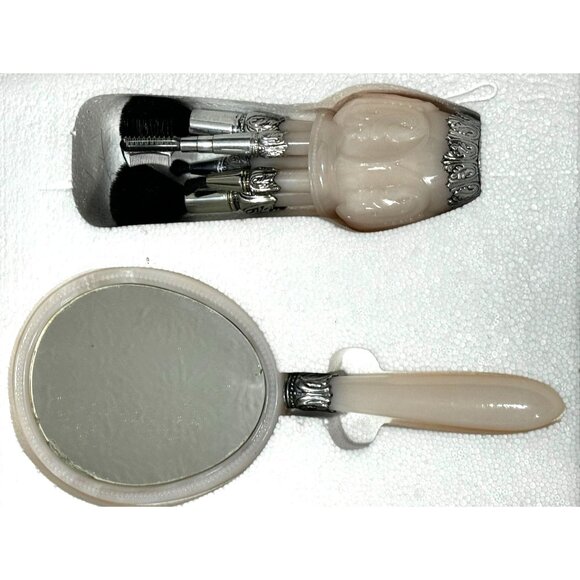 Vintage Victorian Classics Vanity Mirror & 6-Piece Brush Cup Set - Picture 7 of 12